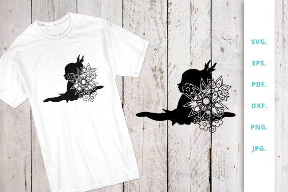 Floral Ballerina Silhouette 6 Review for Graphics and Crafts