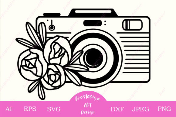 Floral Camera Monogram: A Crafts & Graphics Review for Local Brands
