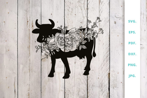 Floral Cow, Animal Farm: A Crafts and Graphics Review