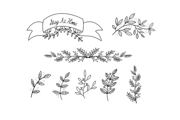 Floral Doodle Illustrations: A Designer's Review of Graphics for Crafts