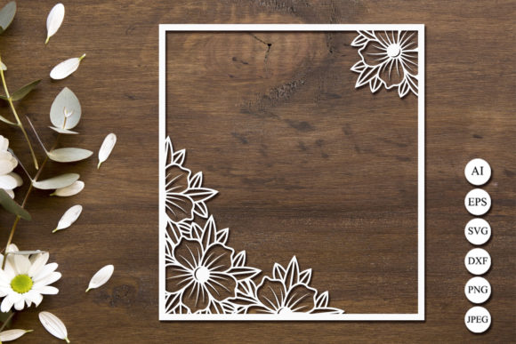 Floral Monogram Frame: A Smart Graphics Pick for Crafts