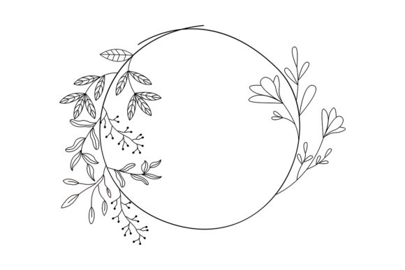 Floral Round Frame No.5: A Crafts Graphics Review for Local Brands
