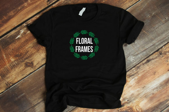 Garden Floral Frames Graphics for T-Shirt Designs