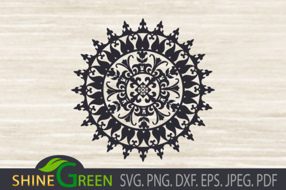 Mandala - Floral Vintage Graphics for Crafts & Design