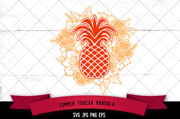 Tropical Floral Pineapple Mandala Review