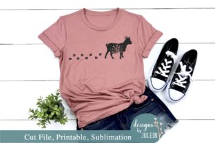 Walking Floral Goat Graphics for Crafts & Small Business Branding
